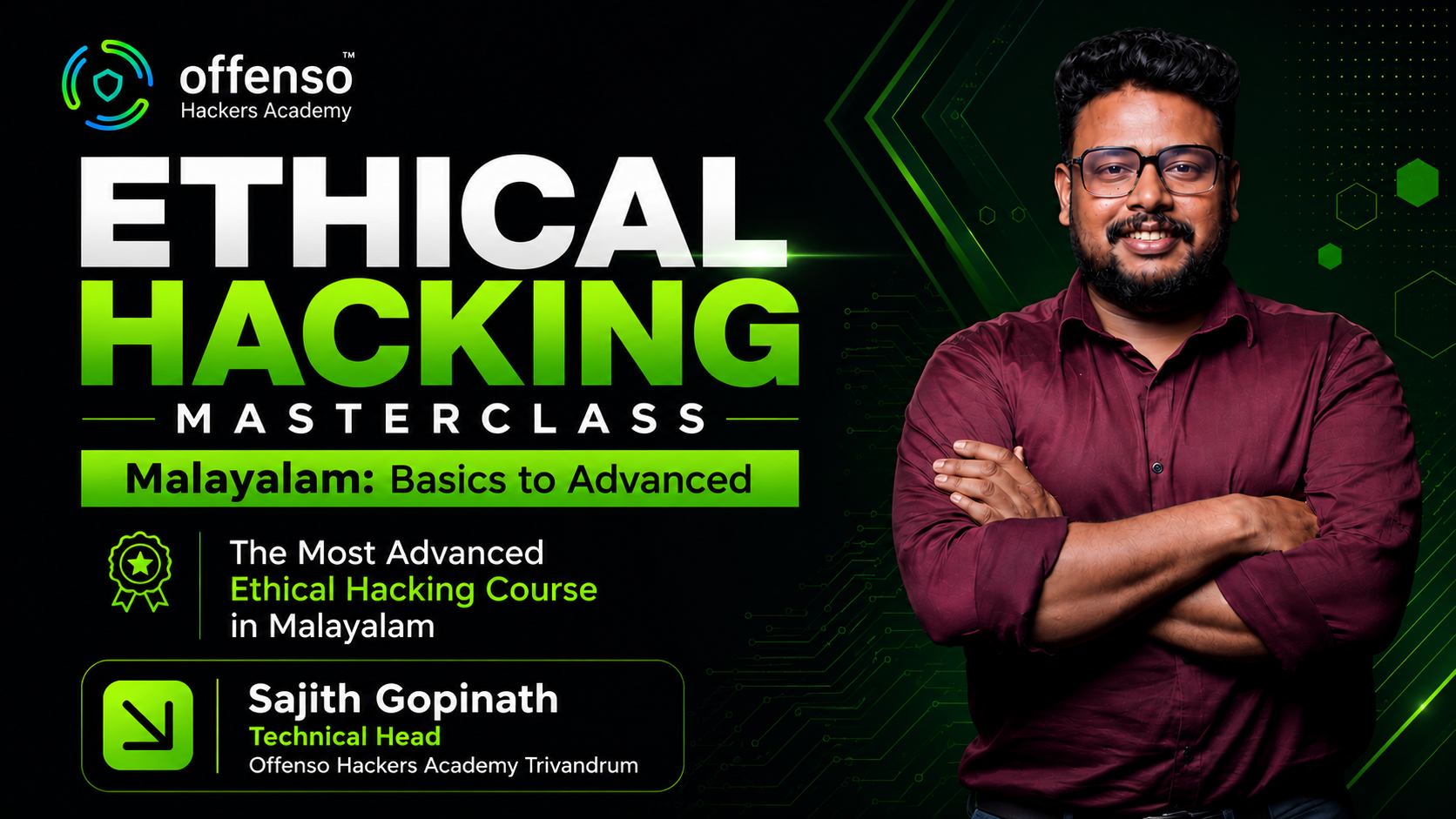 Ethical Hacking Masterclass Malayalam : Basics to Advanced