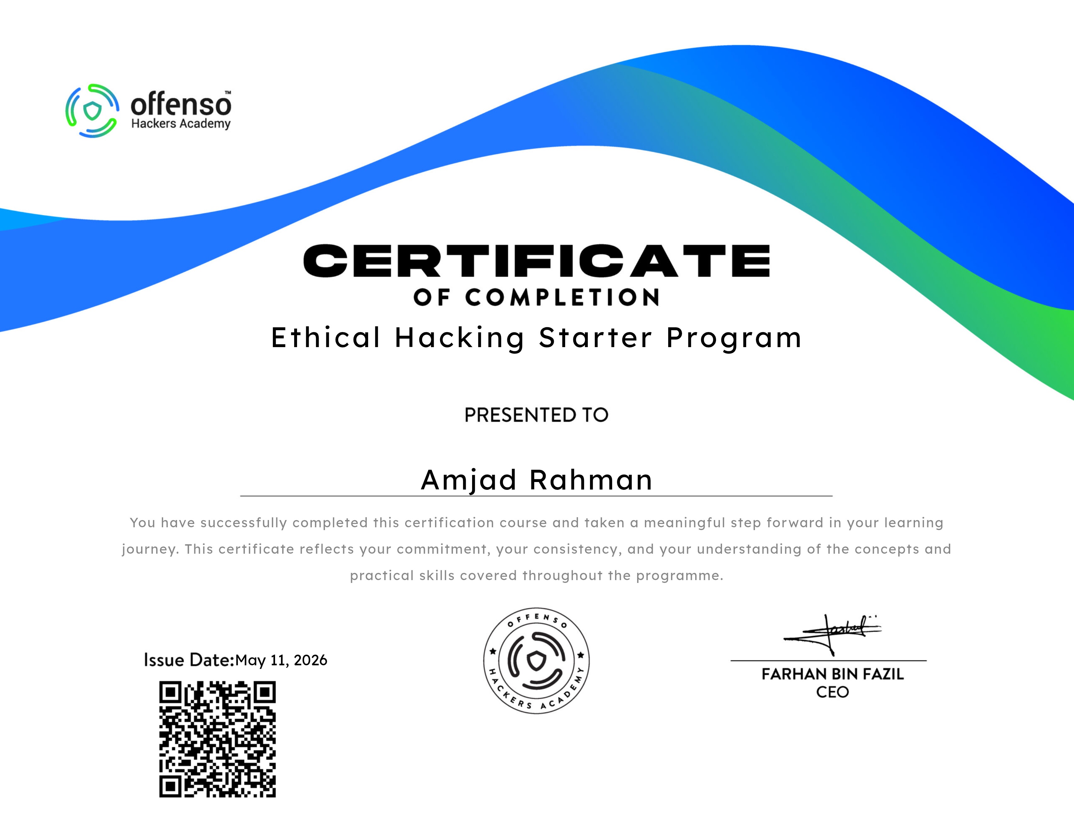 Ethical Hacking Starter Program